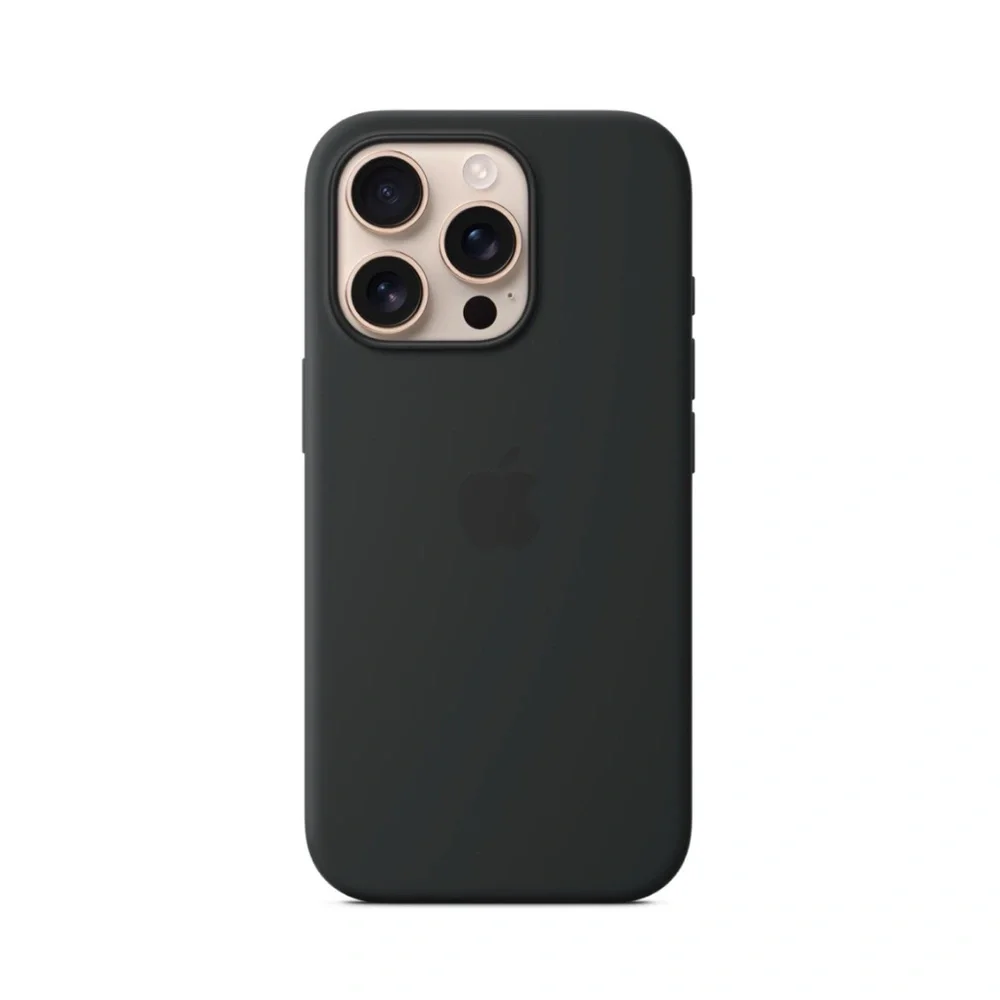 iPhone 16 Pro Silicone Case with MagSafe - Black | Official APPLE